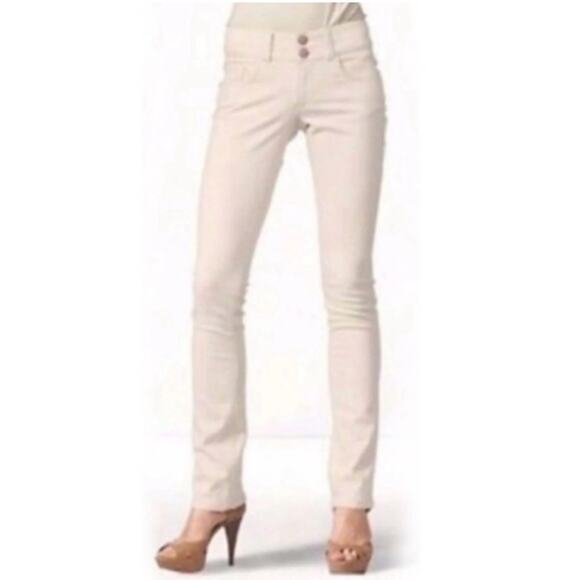 CAbi Lou Lou Blush Pink Straight Jeans #874 Size 6 - Picture 7 of 7